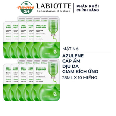 Combo 10 Mặt Nạ Labiotte Cấp Ẩm Dịu Da 25ml