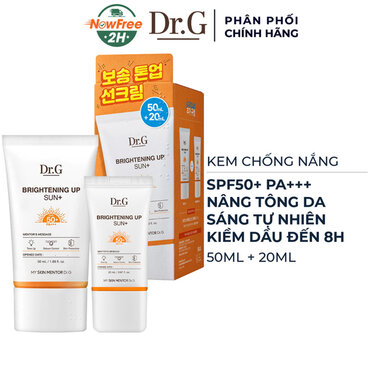 Combo Kem Chống Nắng Dr.G Dưỡng Sáng Da 50ml+20ml