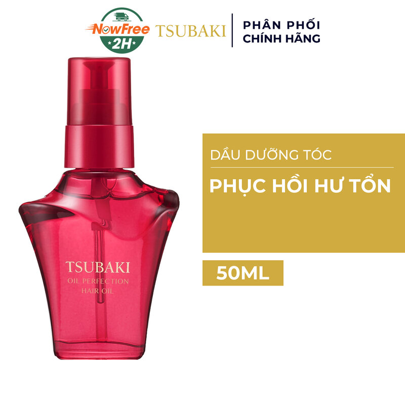 Dầu Dưỡng Tóc Tsubaki Phục Hồi Hư Tổn 50ml