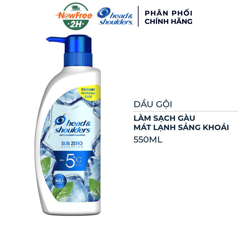 Dầu Gội Head & Shoulders Băng Lạnh Sạch Gàu 550ml