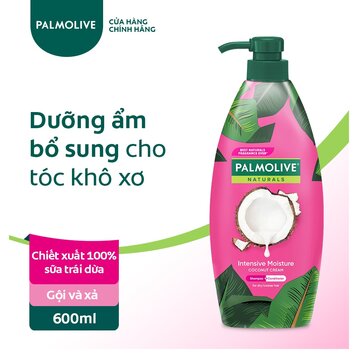 Dầu Gội Xả 2in1 Palmolive Dưỡng Ẩm Tóc Từ Sữa Dừa 600ml