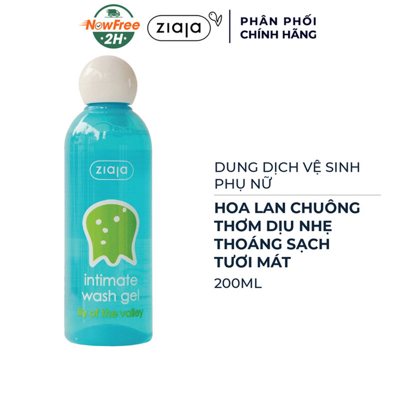 Dung Dịch Vệ Sinh Phụ Nữ Ziaja Từ Hoa Lan Chuông 200ml