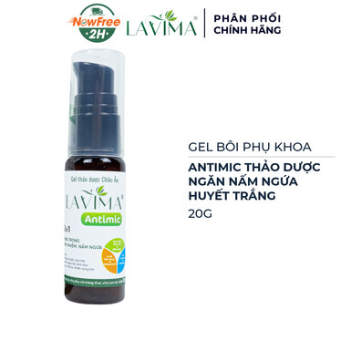 Gel Bôi Phụ Khoa Lavima Antimic Thảo Dược 20g