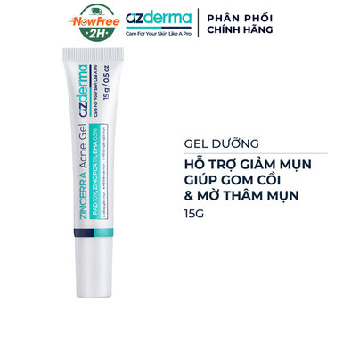 Gel Dưỡng Azderma Hỗ Trợ Giảm Mụn, Mờ Thâm 15g