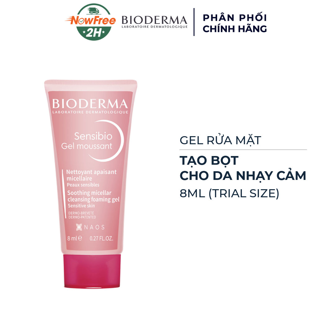 TẶNG: Gel Rửa Mặt Bioderma Tạo Bọt Cho Da Nhạy Cảm 8ml (SL có hạn)