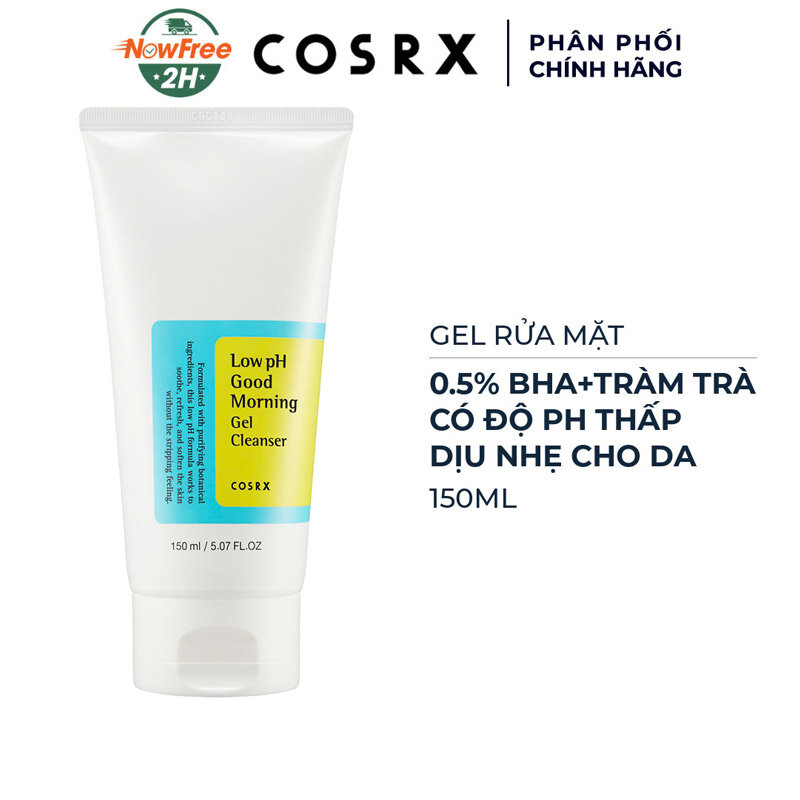 Gel Rửa Mặt Cosrx Tràm Trà, 0.5% BHA Có Độ pH Thấp 150ml