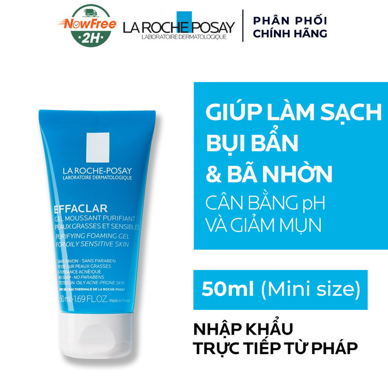 Tặng: Gel Rửa Mặt La Roche-Posay Da Dầu Nhạy Cảm 50ml (SL có hạn)