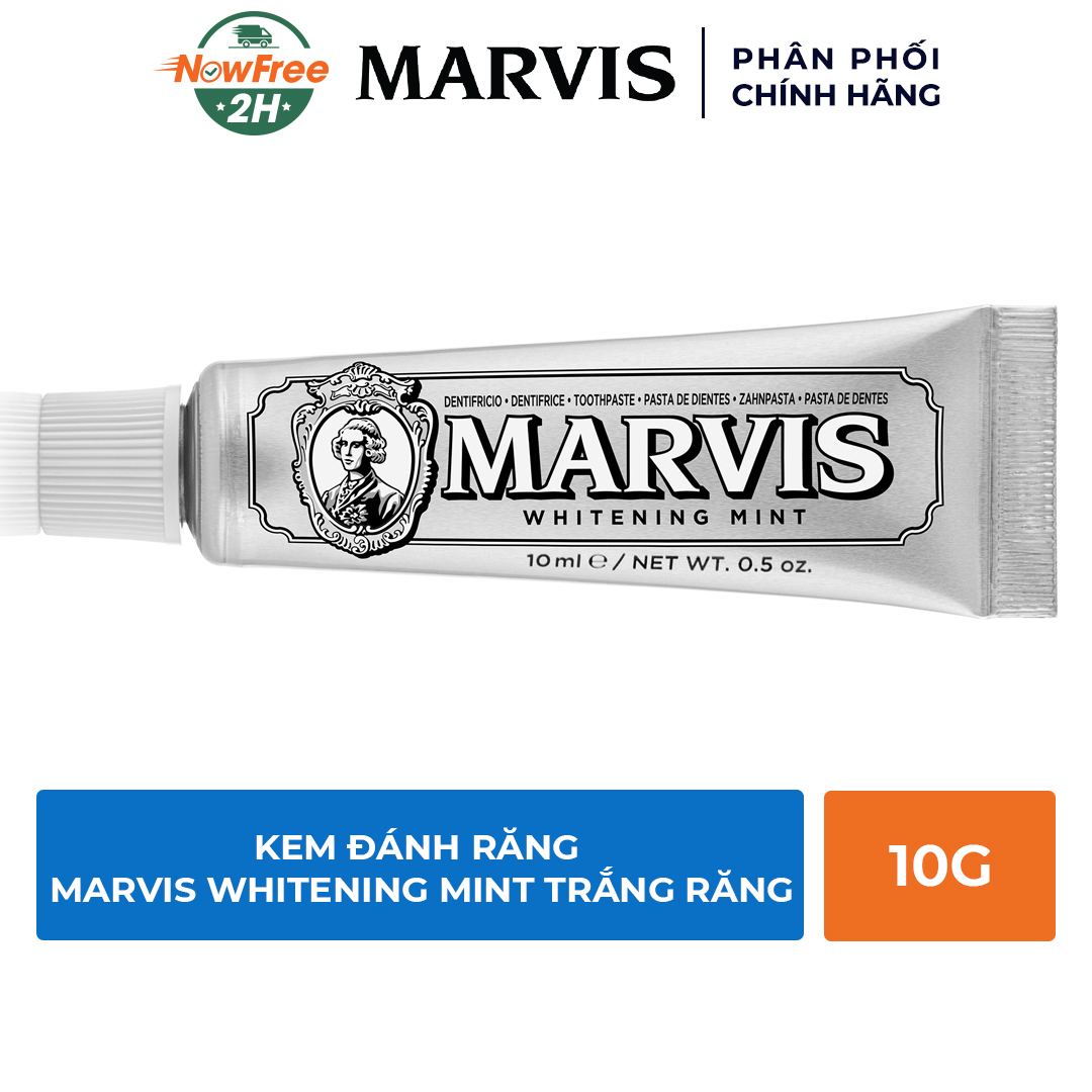 Tặng 1 Kem đánh răng Marvis Whitening Mint 10ml Trị Giá 50k (SL Có Hạn - Giới hạn 1 quà/đơn hàng)