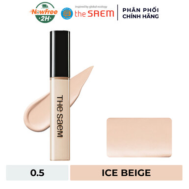 Kem Che Khuyết Điểm The Saem - 0.5 Ice Beige 9.5g