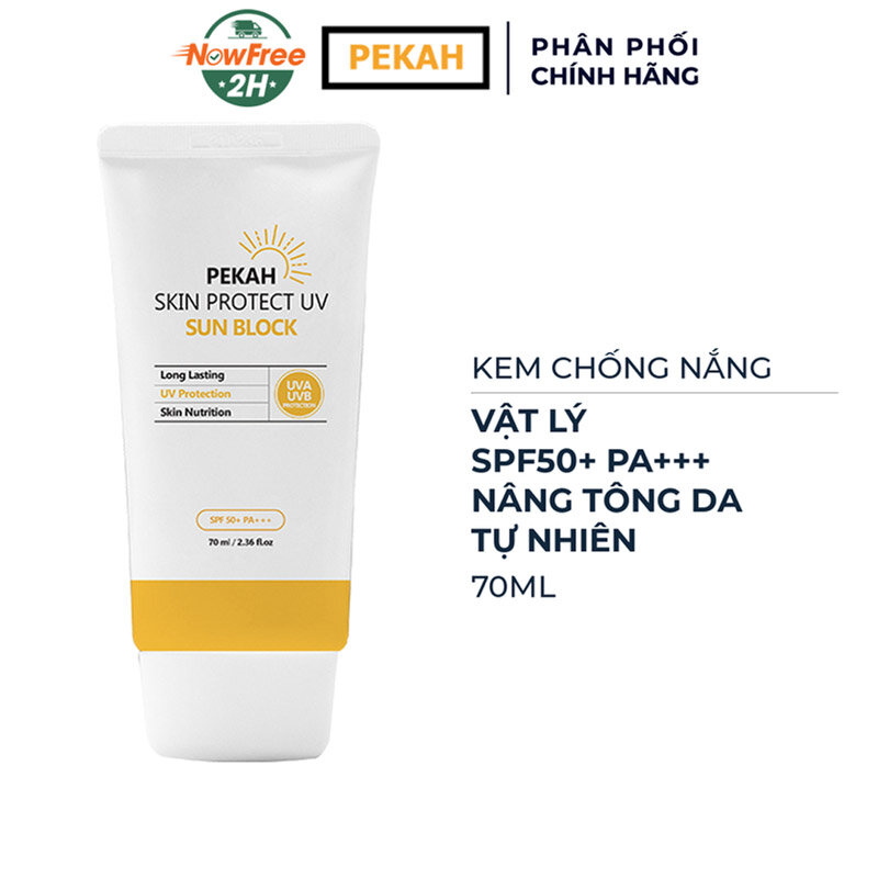 Kem Chống Nắng Pekah Vật Lý Bảo Vệ Khỏi Tia UV 70ml