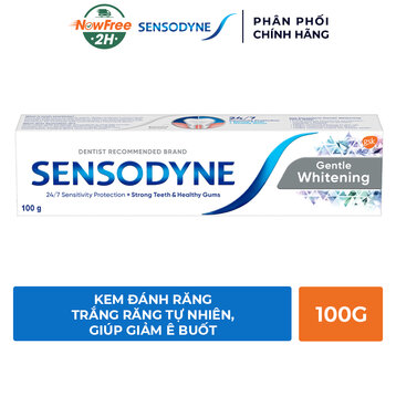 Kem Đánh Răng Sensodyne Gentle Whitening Làm Sáng Răng 100g