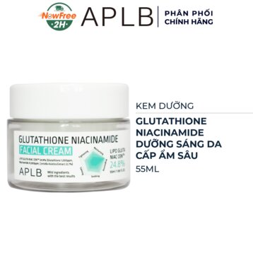 Kem Dưỡng APLB Glutathione Niacinamide Sáng Da, Cấp Ẩm 55ml