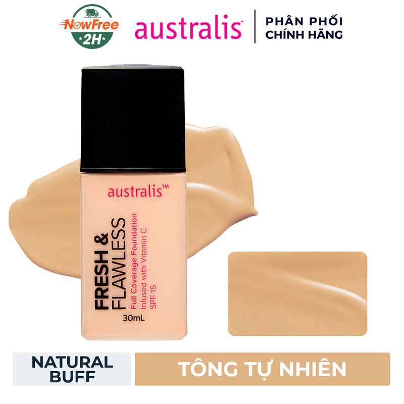 Kem Nền Australis Siêu Nhẹ Tông Tự Nhiên #NaturalBuff 30ml