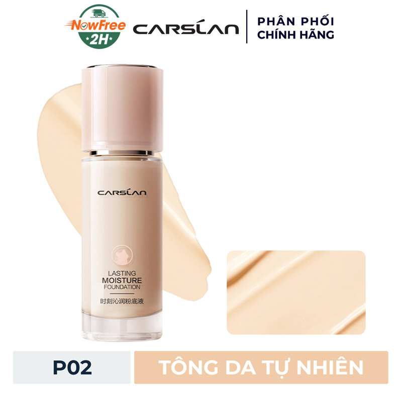 Kem Nền Carslan Ẩm Mịn Lâu Trôi - P02 Tông Da Tự Nhiên 30g