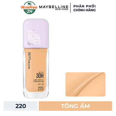 Kem Nền Maybelline Bắt Sáng Che Phủ Siêu Nhẹ #220 35ml