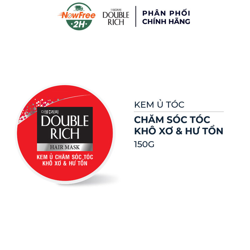 Kem Ủ Tóc Double Rich Chăm Sóc Tóc Khô Xơ & Hư Tổn 150g