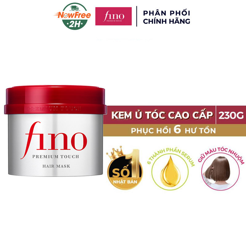 Kem Ủ Tóc Fino Premium Touch Cải Thiện Tóc Hư Tổn 230g