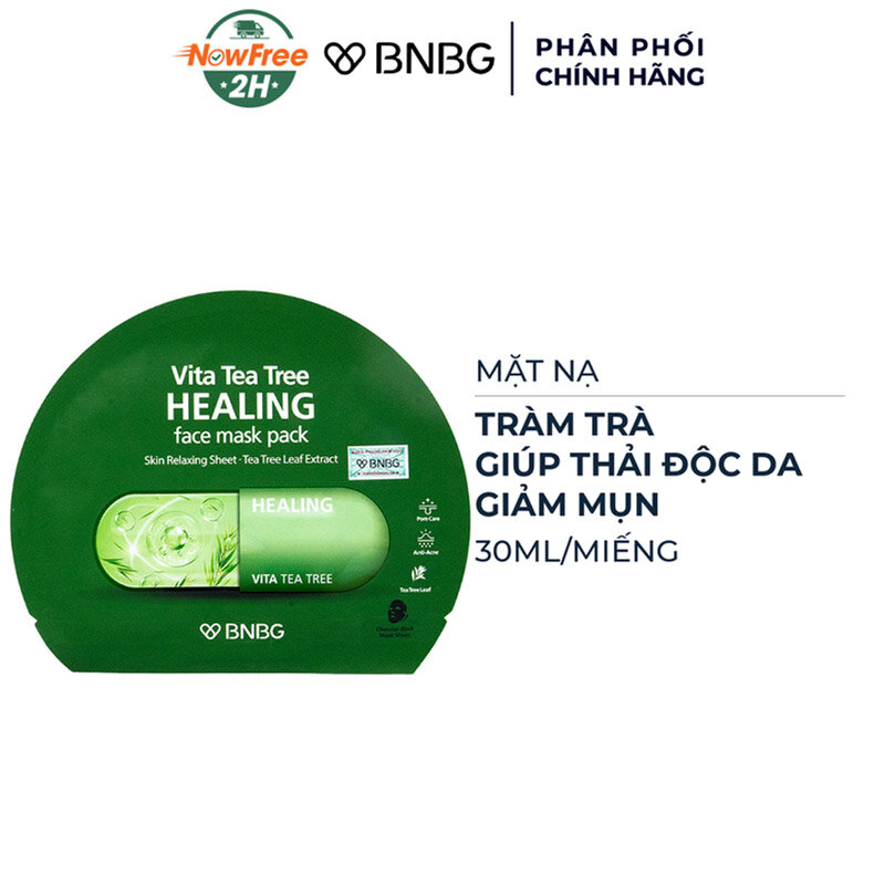 Mặt Nạ BNBG Tràm Trà Giúp Thải Độc Da, Giảm Mụn 30ml