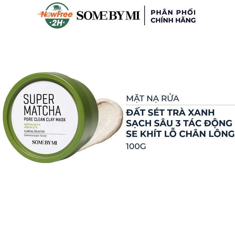 Mặt Nạ Some By Mi Đất Sét Trà Xanh Thu Nhỏ Lỗ Chân Lông 100g