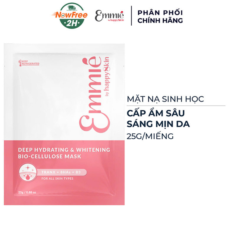 Mặt Nạ Sinh Học Emmié Cấp Ẩm Sâu & Dưỡng Sáng Da 25g