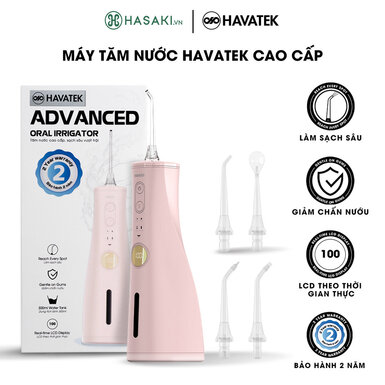 Máy Tăm Nước Havatek Cao Cấp Màu Hồng Rose