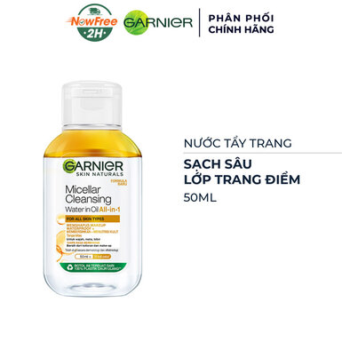 [Mini] Nước Tẩy Trang Garnier Làm Sạch Sâu 50ml