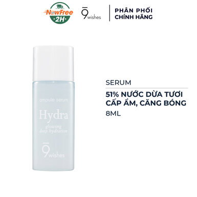 [Mini] Serum 9Wishes Dưỡng Ẩm Căng Bóng Da 8ml