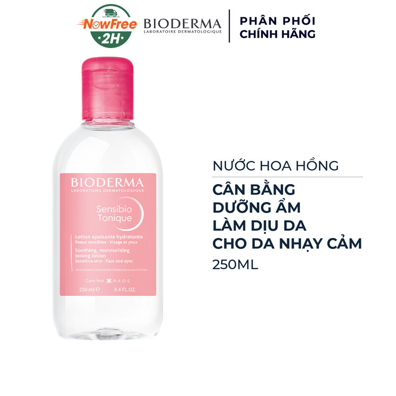 Nước Hoa Hồng Bioderma Dành Cho Da Nhạy Cảm 250ml