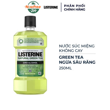 Nước Súc Miệng Listerine Trà Xanh Ngừa Sâu Răng 250ml