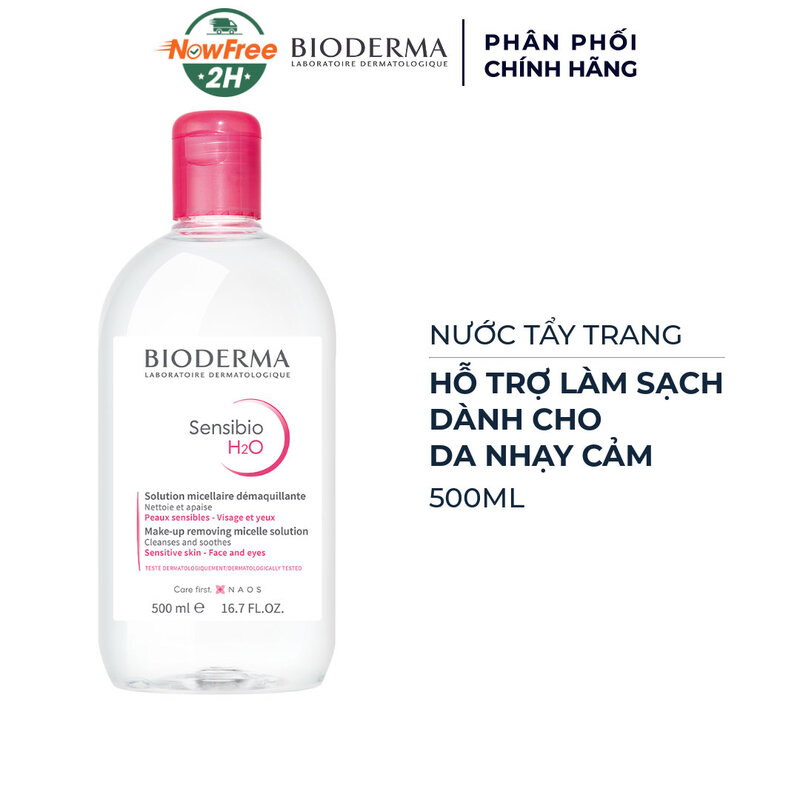 Nước Tẩy Trang Bioderma Dành Cho Da Nhạy Cảm 500ml