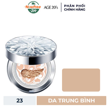 Phấn Nền Lạnh AGE 20's Kim Cương Trắng Bạc No.23 12.5g