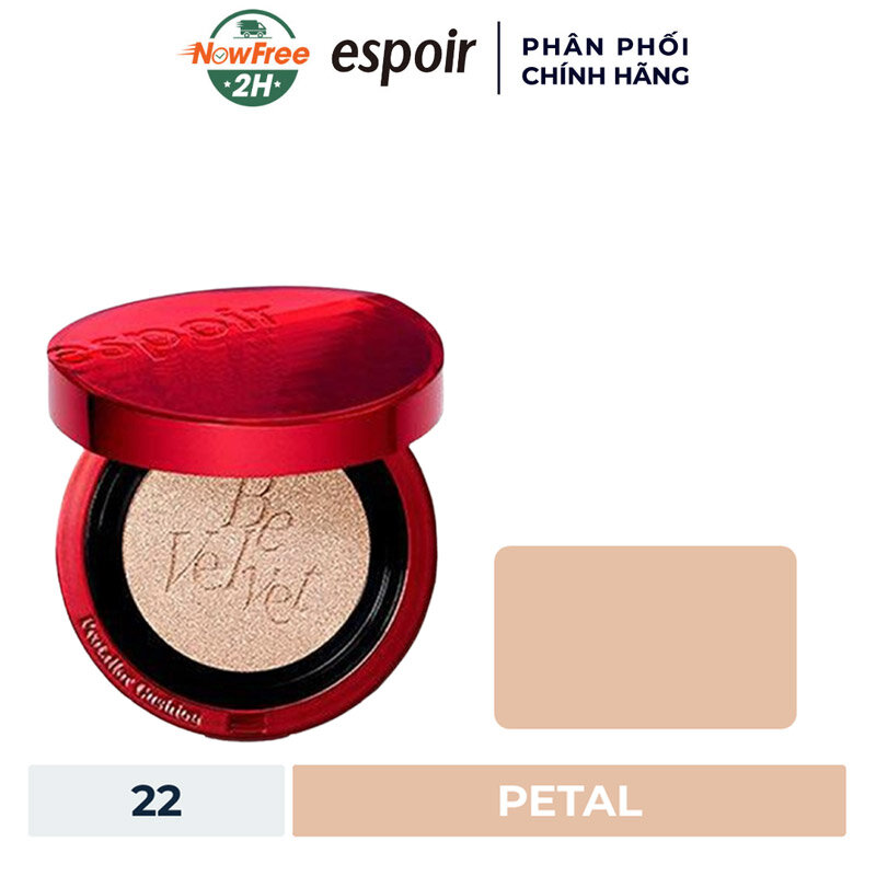 Phấn Nước Espoir Che Phủ Cao Màu 22 Petal Kèm Lõi 13gx2