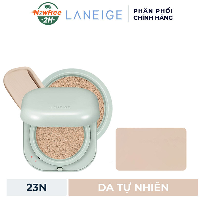 Phấn Nước Laneige Cho Lớp Nền Mịn Lì 24H #23N 15gx2