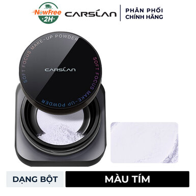 Phấn Phủ Carslan Dạng Bột Nắp Đen Màu Tím 8g