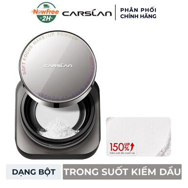 Phấn Phủ Carslan Dạng Bột Nắp Xám Màu Trong Suốt 8g