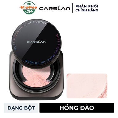 Phấn Phủ Carslan Dạng Bột Nắp Đen Màu Hồng Đào 8g