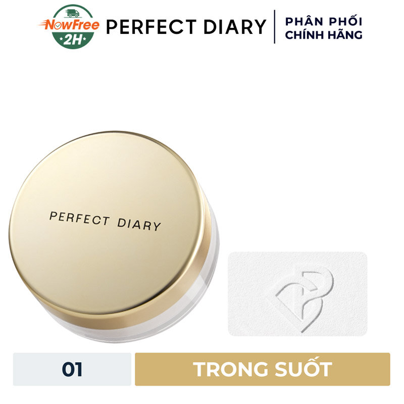 Phấn Phủ Perfect Diary Kiềm Dầu, Ngăn Thấm Nước Màu 01 7g