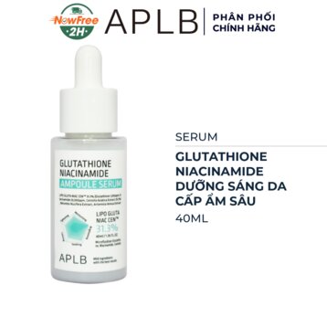 Serum APLB Glutathione Niacinamide Dưỡng Sáng Da 40ml