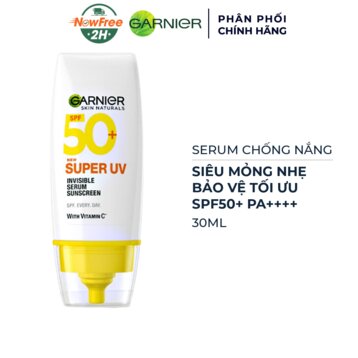 Serum Chống Nắng Garnier Mỏng Nhẹ Bảo Vệ Tối Ưu 30ml