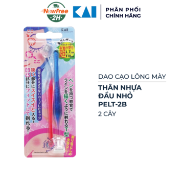 Set 2 Dao Cạo Lông Mày Kai Thân Nhựa PELT-2B