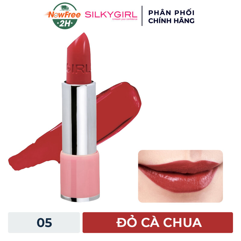 Son Dưỡng Có Màu Silkygirl 05 Divine - Đỏ Cà Chua 3.2g