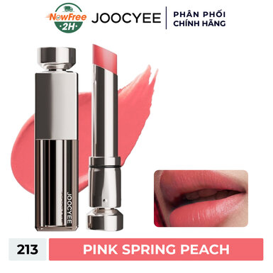 Son Lì Joocyee Mịn Mờ Màu 213 Pink Spring Peach 3.2g