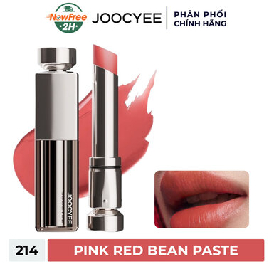 Son Lì Joocyee Mịn Mờ Màu 214 Pink Red Bean Paste 3.2g