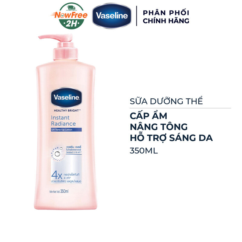 Sữa Dưỡng Thể Vaseline Hỗ Trợ Sáng Da Rạng Rỡ 350ml