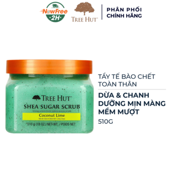 Tẩy Tế Bào Chết Toàn Thân Tree Hut Dừa & Chanh 510g