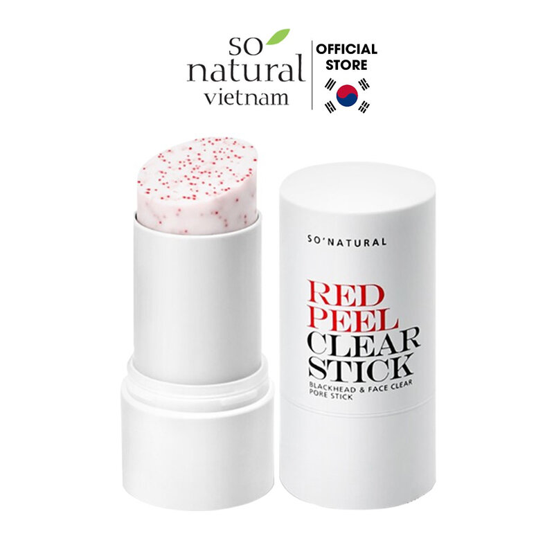 Review Thanh Lăn Red Peel Clear Stick Làm Giảm Mụn Đầu Đen