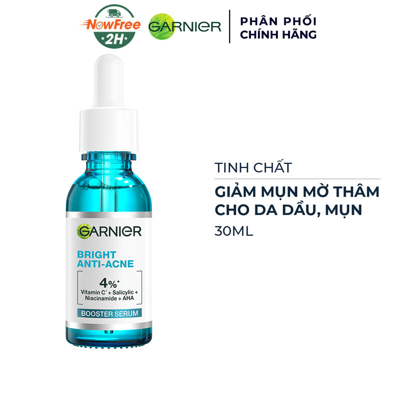 Serum Garnier Giảm Mụn Mờ Thâm Cho Da Dầu, Mụn 30ml