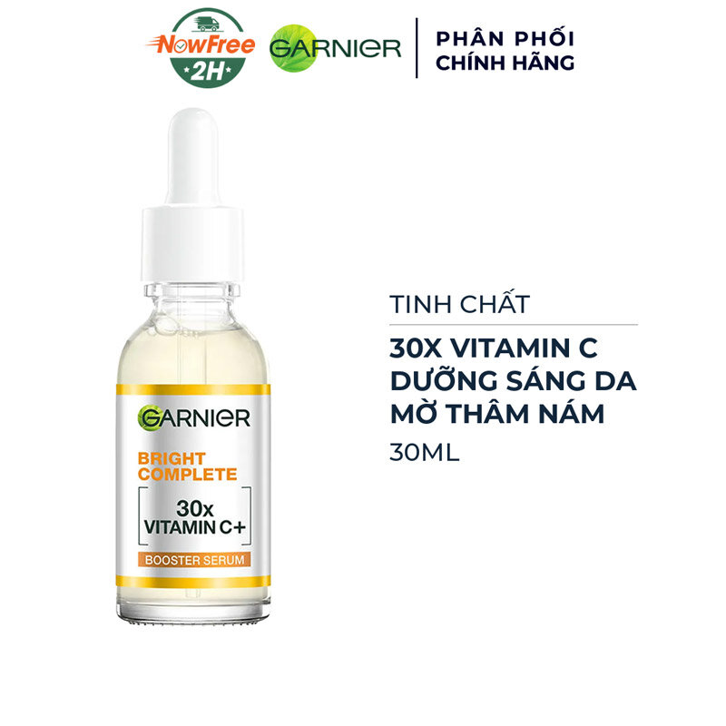 Serum Garnier Tăng Cường Sáng Da Mờ Thâm 30ml