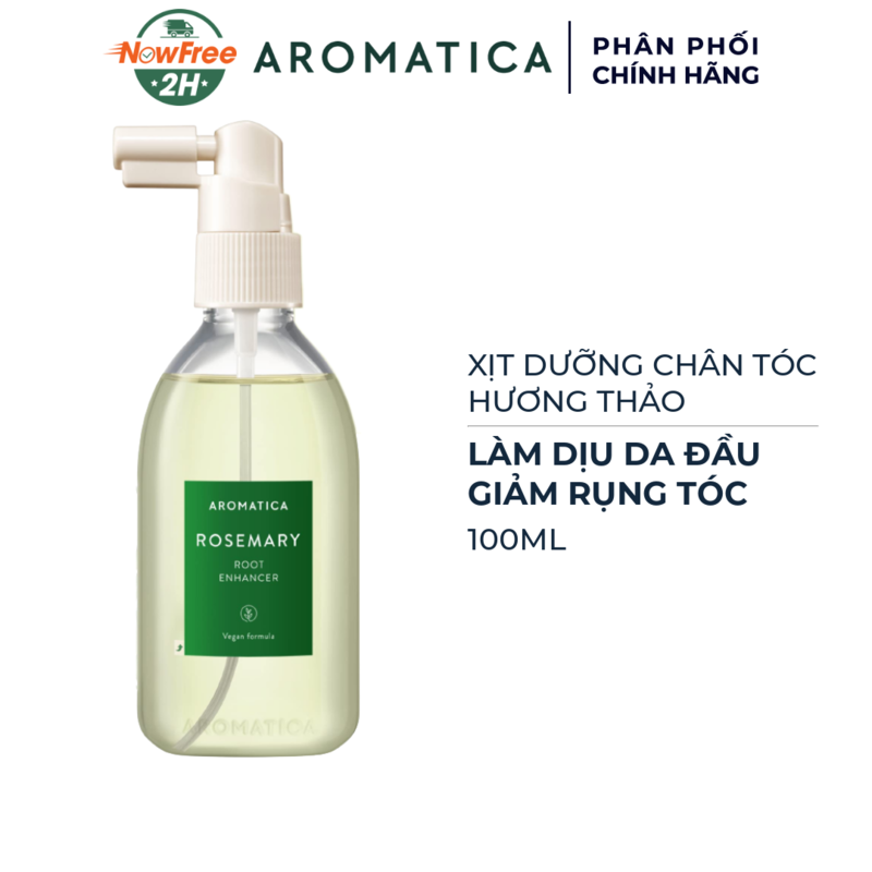 Xịt Dưỡng Chân Tóc Aromatica Chiết Xuất Hương Thảo 100ml