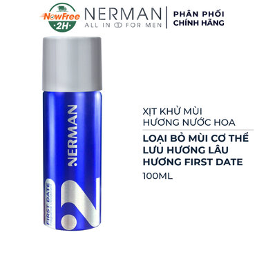 Xịt Khử Mùi Nerman Hương Nước Hoa First Date 100ml